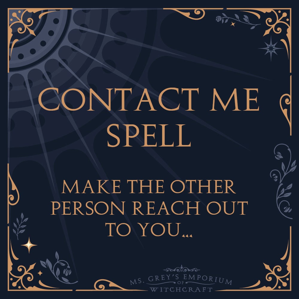 Contact Me Spell | Call Me | Message Me | Email Me | Reach Out Spell