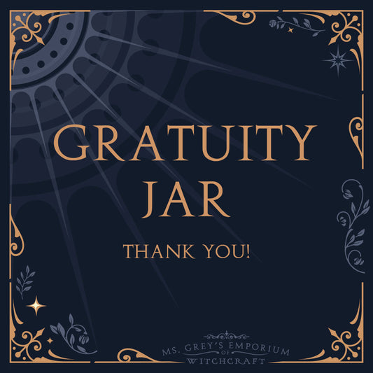 Gratuity Jar | Thank you |