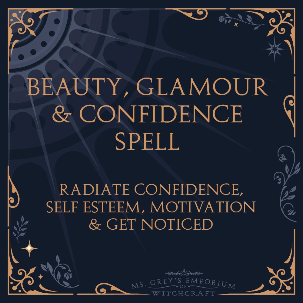 Beauty | Confidence | Self Esteem | Glamour Spell